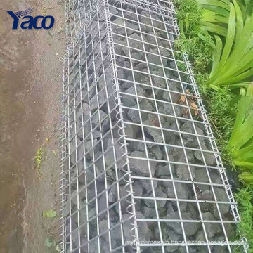 4x1x1 gabion box 50mm hole size welded mesh competitive gabion box for retaining wall